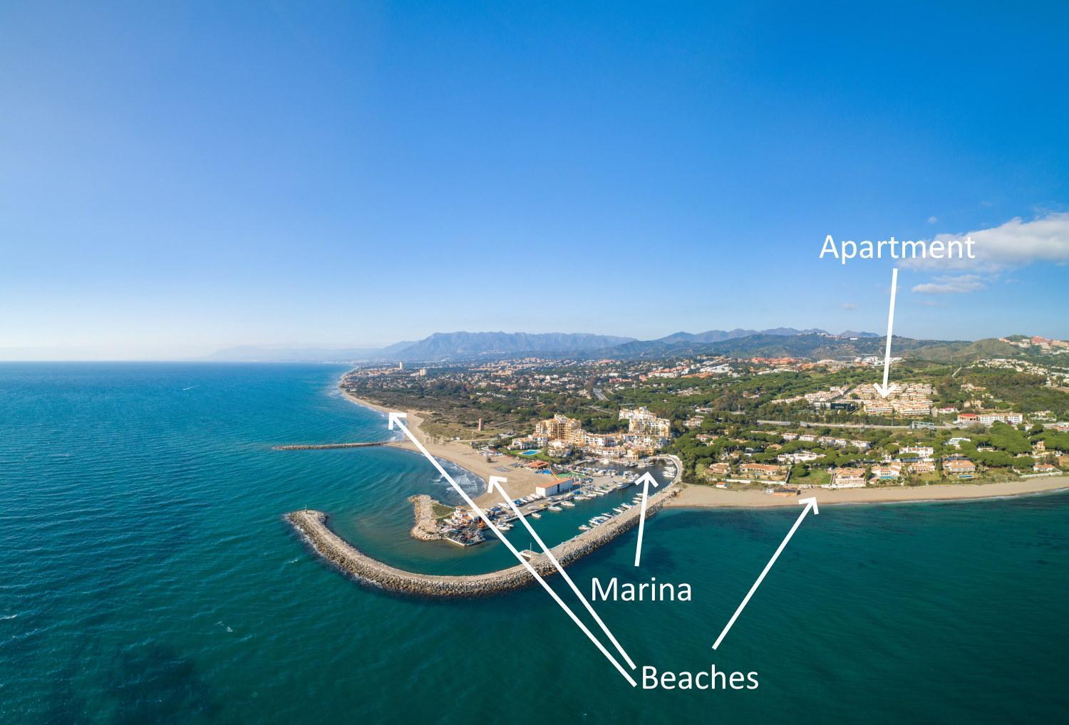 Apartment Marbpent - Cabopino 2 Bed 2 Bath Sea View Penthouse *